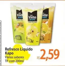 Atacadão Refresco Líquido Kapo oferta