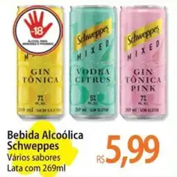 Atacadão Bebida Alcoólica Schweppes oferta
