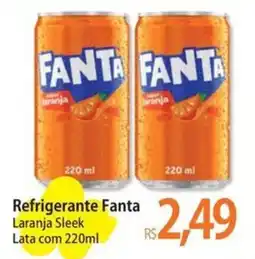Atacadão Refrigerante Fanta Laranja Sleek Lata oferta