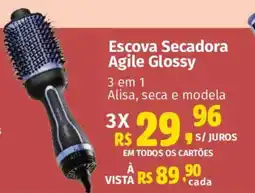 Supermercados Mateus Escova Secadora Agile Glossy oferta