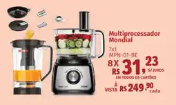 Supermercados Mateus Multiprocessador Mondial oferta