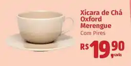 Supermercados Mateus Xícara de Chá Oxford Merengue oferta