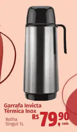 Supermercados Mateus Garrafa Invicta Térmica Inox oferta