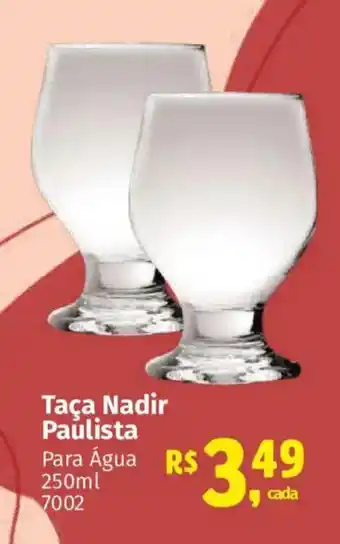 Supermercados Mateus Taça Nadir Paulista oferta