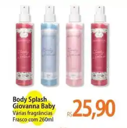 Atacadão Body Splash Giovanna Baby Várias fragrâncias Frasco oferta