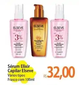 Atacadão Sérum Elixir Capilar Elseve Vários tipos Frasco oferta