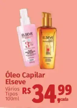 Supermercados Mateus Óleo Capilar Elseve Vários oferta