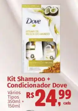 Supermercados Mateus Kit Shampoo + Condicionador Dove oferta