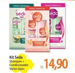 Atacadão Kit Seda Shampoo + Condicionador Vários tipos oferta