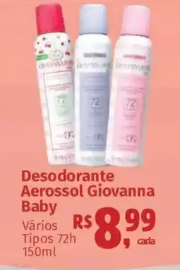 Supermercados Mateus Desodorante Aerossol Giovanna Baby oferta