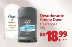 Supermercados Mateus Desodorante Creme Dove Fragrâncias oferta