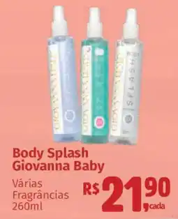 Supermercados Mateus Body Splash Giovanna Baby oferta