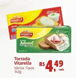 Supermercados Mateus Torrada Vitarella Vários Tipos oferta