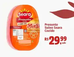 Supermercados Mateus Presunto Suíno Seara Cozido oferta