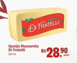 Supermercados Mateus Queijo Mussarela Di Fratelli Barra oferta