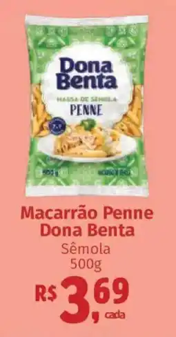 Supermercados Mateus Macarrão Penne Dona Benta oferta