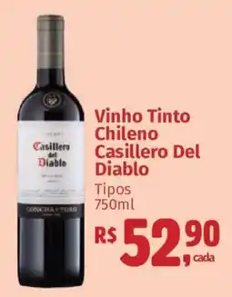 Supermercados Mateus Vinho Tinto Chileno Casillero Del Diablo oferta