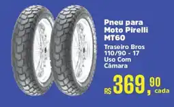 Supermercados Mateus Pneu para Moto Pirelli MT60 oferta