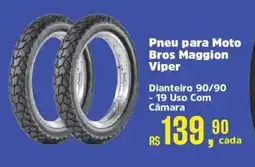 Supermercados Mateus Pneu para Moto Bros Maggion Viper oferta