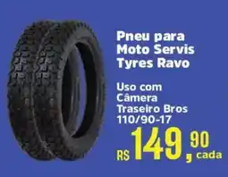 Supermercados Mateus Pneu para Moto Servis Tyres Ravo oferta