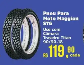 Supermercados Mateus Pneu Para Moto Maggion ST6 oferta
