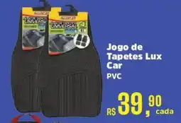 Supermercados Mateus Jogo de Tapetes Lux Car PVC oferta