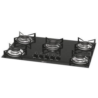 Benoit Fogão Cooktop Fischer 5 Bocas Mesa de Vidro Bivolt oferta