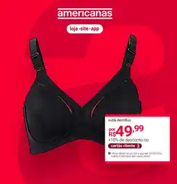 Lojas Americanas sutiã demillus oferta