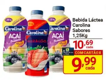 Bebida Láctea Carolina Sabores