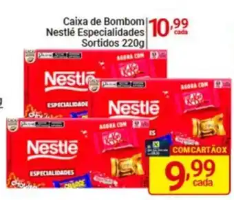 X Supermercados Caixa de Bombom Nestlé Especialidades Sortidos oferta
