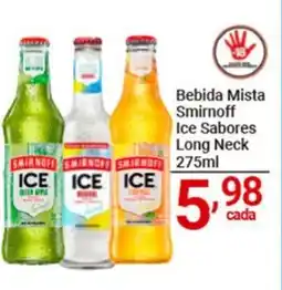 X Supermercados Bebida Mista Smirnoff Ice Sabores Long Neck oferta