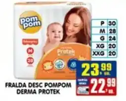 Higa's Supermercado Fralda Desc Pompm Derma Protek oferta