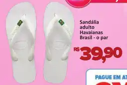 Supermercados Savegnago Sandália adulto Havaianas Brasil - o par oferta