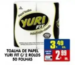 Higa's Supermercado Toalha de papel yuri fit c/2 rolos 50 folhas oferta