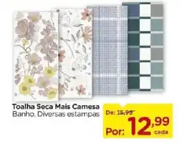 Carrefour Toalha Seca Mais Camesa Banho, Diversas estampas oferta