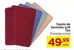 Carrefour Tapete de banheiro soft Tex Diversas cores oferta