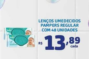Bahamas Supermercados Lenços Umedecidos Pampers Regular Com 48 Unidades oferta