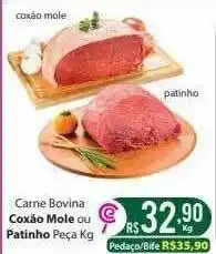 Comercial Esperança Carne Bovina Coxão Mole Ou Patinho Peça Kg oferta