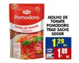 Higa's Supermercado Molho de tomate pomodoro trad sache oferta