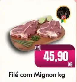 Supermercados Pague Menos Filé com Mignon oferta