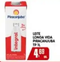Higa's Supermercado Leite longa vida piracanjuba oferta