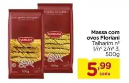 Carrefour Massa com ovos Floriani Talharim nº 7/n°2/n° 3, oferta