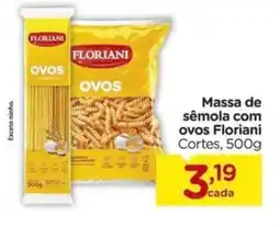 Carrefour Massa de sêmola com ovos Floriani Cortes, oferta