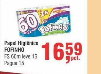 Higa Atacado Papel Higiênico Fofinho oferta