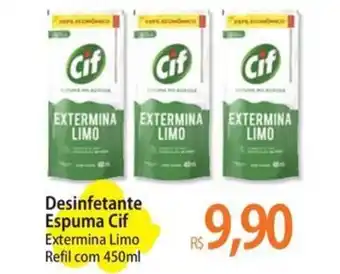 Desinfetante Espuma Cif Extermina Limo Refil