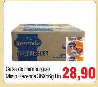Spani Atacadista Caixa De Hambúrguer Misto Rezende oferta