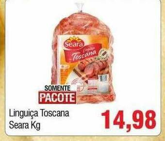Spani Atacadista Linguiça Toscana Seara Kg oferta