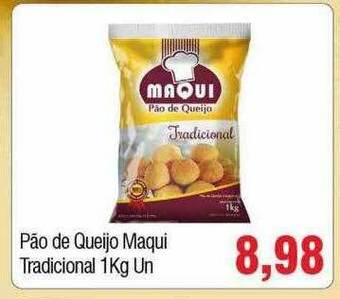 Spani Atacadista Pão De Queijo Maqui Tradicional oferta