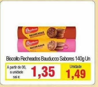 Spani Atacadista Biscoito Recheados Bauducco Sabores oferta