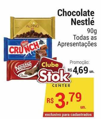 Stok Center Chocolate Nestlé oferta